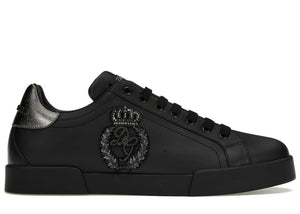 Dolce & Gabbana Portofino Crown Patch Black