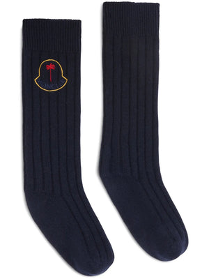 x Moncler logo-embroidered socks