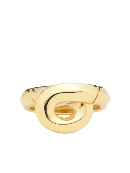 Gancini foulard ring