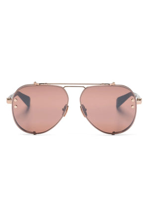 Captaine oval-frame gradient sunglasses