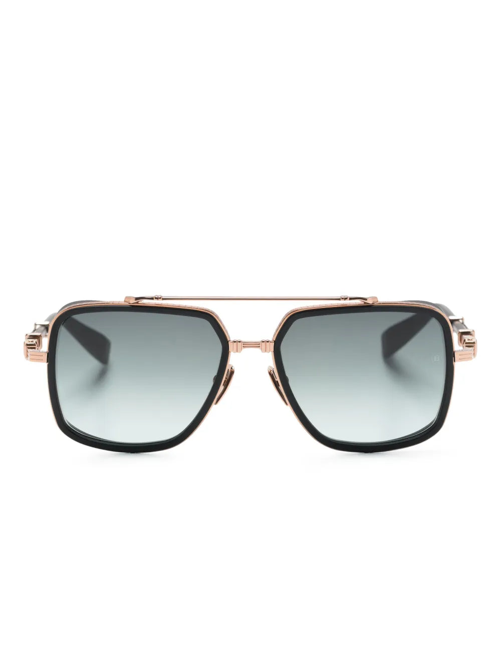 BPS 108E square-frame logo-engraved sunglasses