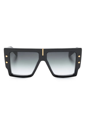 B-Grand rectangle-frame gradient sunglasses