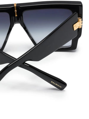 B-Grand rectangle-frame gradient sunglasses