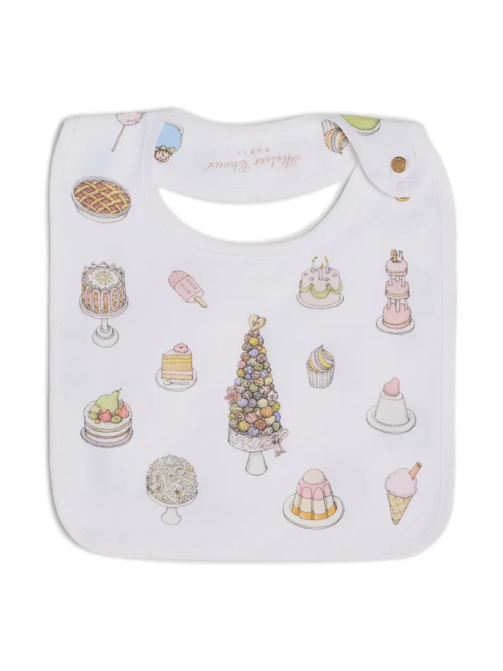 Sweetie Pie organic cotton bib