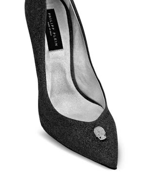 glitter-detailed stiletto pumps
