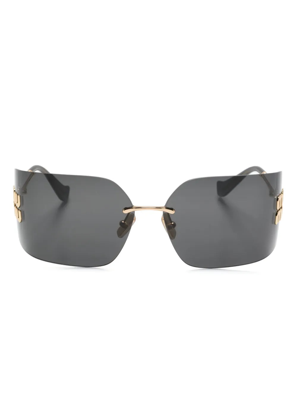 Runway rectangle-frame sunglasses