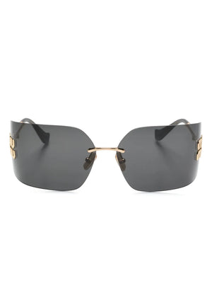 Runway rectangle-frame sunglasses