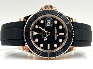 Rolex | Yacht-Master | 126655-0002 | Rose gold | 40 mm | Rubber | Black | Automatic