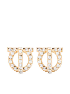 Gancio 3D crystal stud earrings