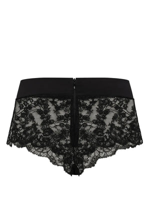 floral-lace briefs