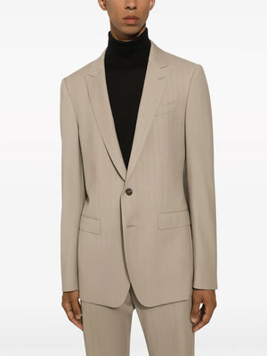 tonal-striped two-piece suit
