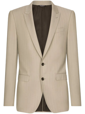 tonal-striped two-piece suit