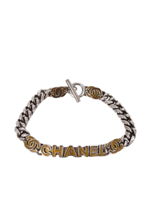 2000 logo-lettering chunky bracelet
