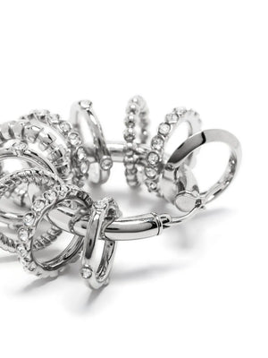 Multi Ring hoop earrings