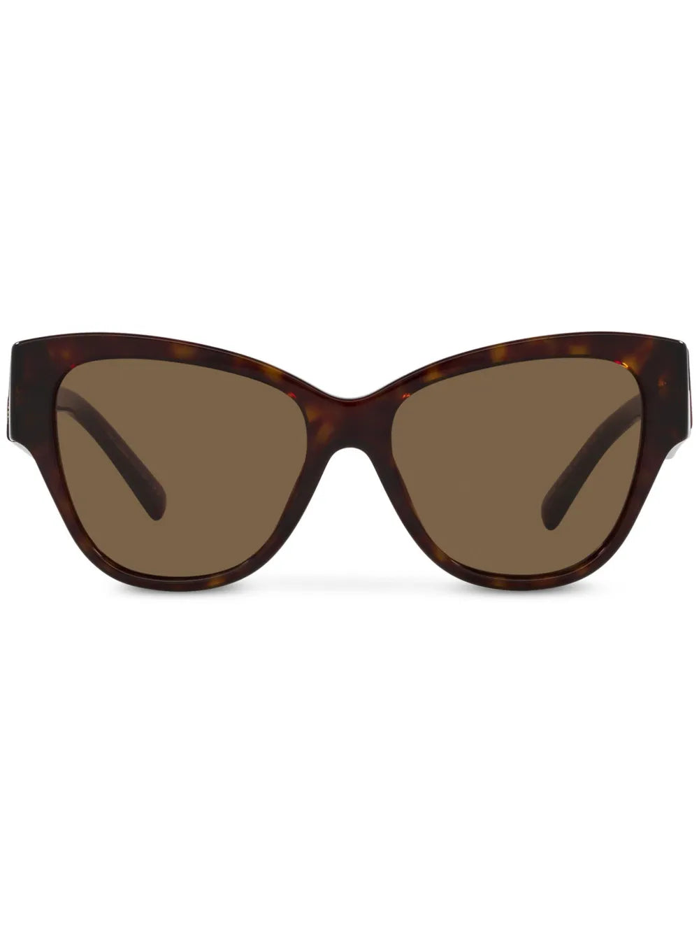 tortoiseshell-effect butterfly-frame sunglasses