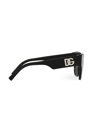 logo-embossed butterfly-frame sunglasses