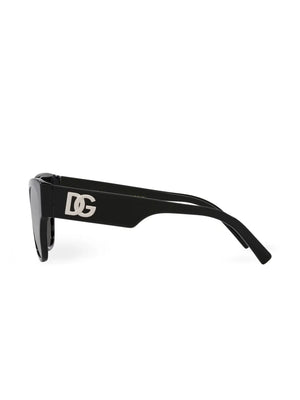 logo-embossed butterfly-frame sunglasses