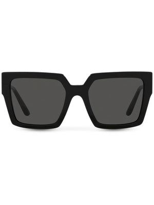crystal-embellished square-frame sunglasses