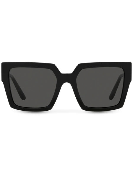 crystal-embellished square-frame sunglasses