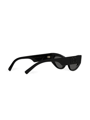 logo-embossed cat-eye frame sunglasses