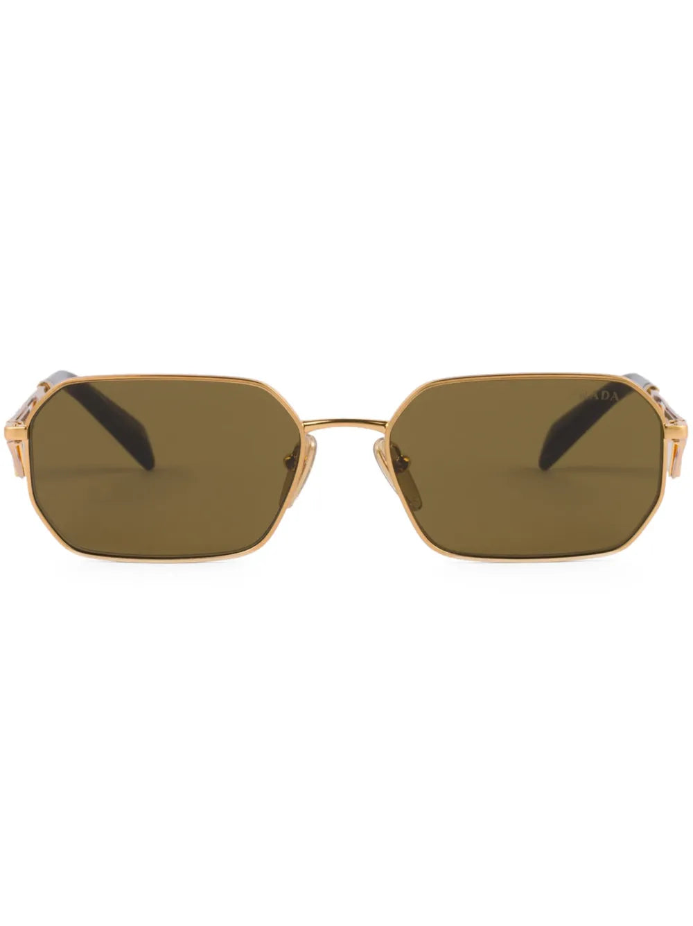 triangle-logo rectangle-frame sunglasses