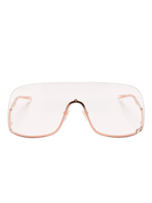 oversized retro-frame sunglasses