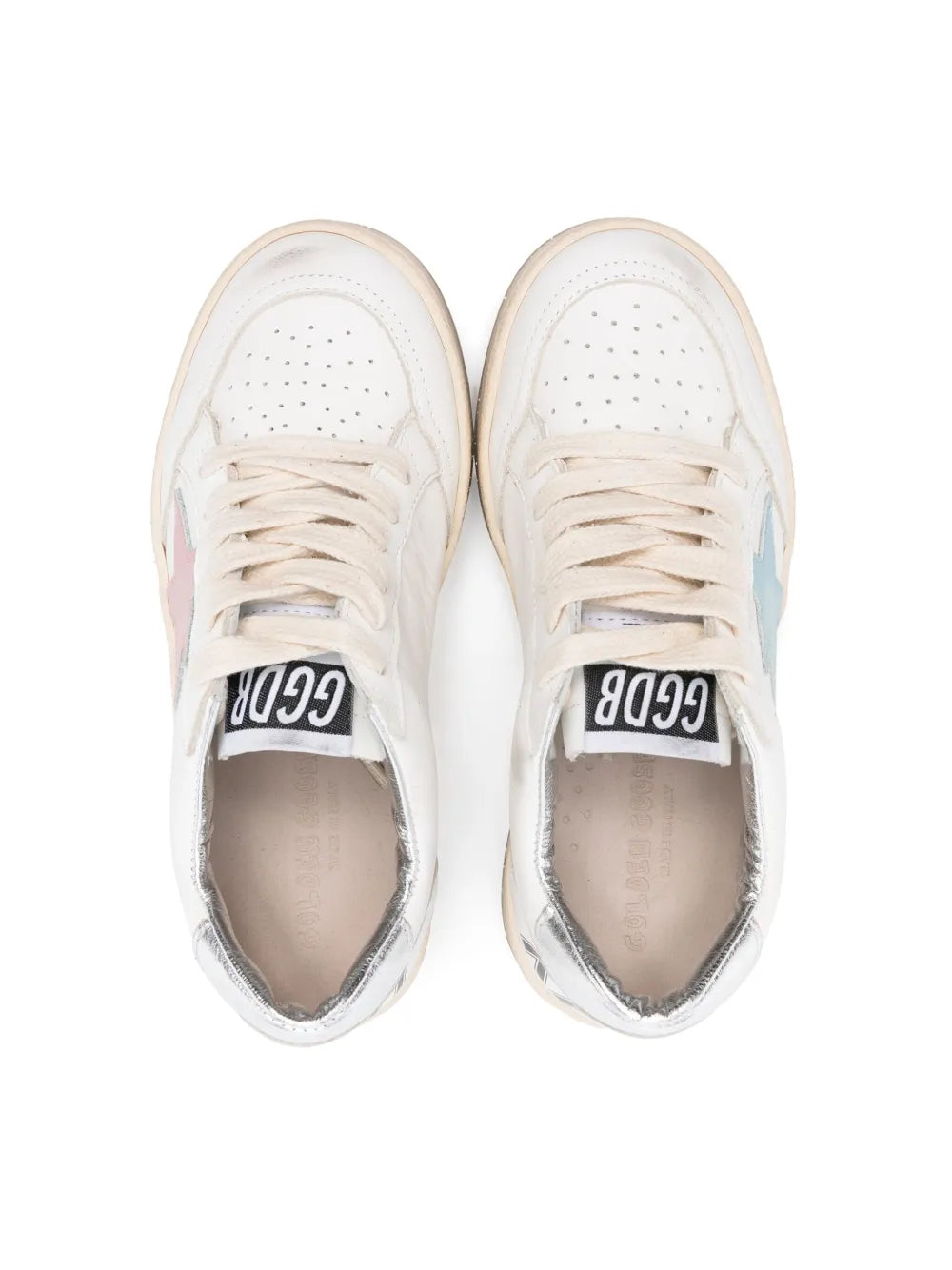 Ball Star-patch leather sneakers