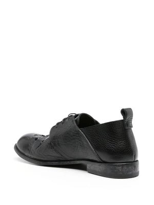 perforated leather Oxford shoes