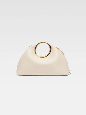 Jacquemus The Calino Nappa Leather Handbag Light Ivory
