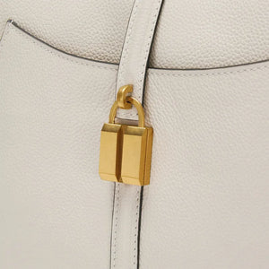 DeMellier The Siena Hobo off-white small grain