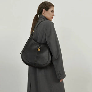 DeMellier The Siena Hobo off-white small grain