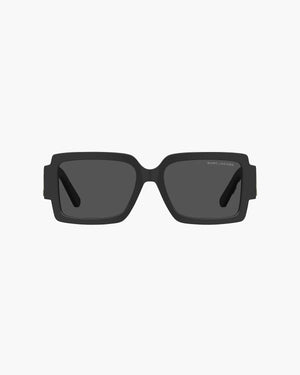 Marc Jacobs Marc Jacobs The Bold Logo Square Sunglasses Black/White Black/white