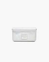 Marc Jacobs Marc Jacobs The Metallic Leather Chain Mini Bag Silver Silver
