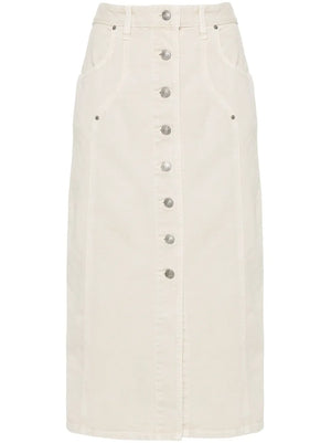 Vandy denim midi skirt