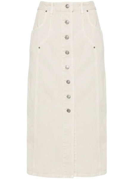 Vandy denim midi skirt