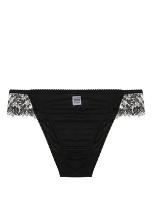 floral-lace briefs