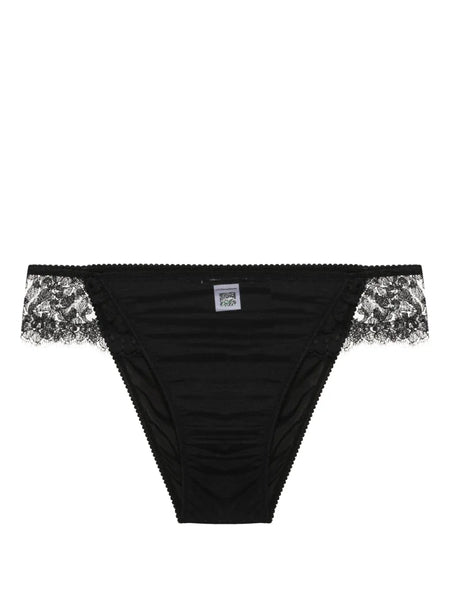 floral-lace briefs