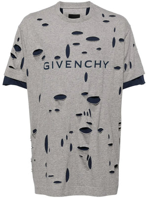 distressed layered T-Shirt
