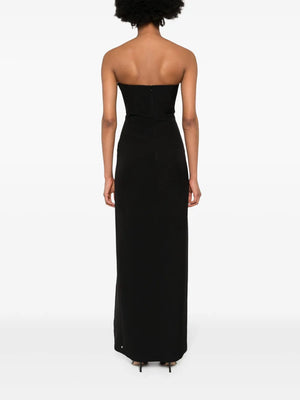 crystal-embellished maxi dress