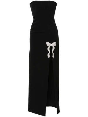 crystal-embellished maxi dress