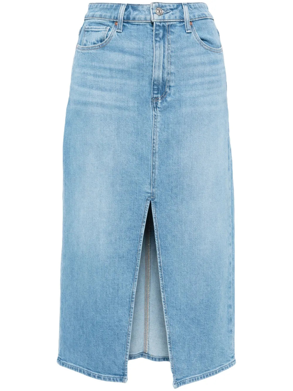 Angela denim midi skirt