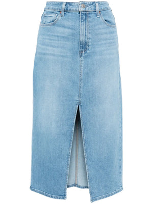 Angela denim midi skirt