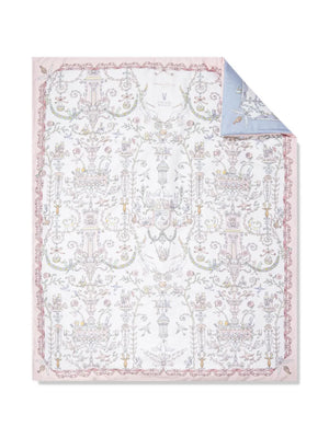 x Caitlin Wilson toile de Jouy-print reversible quilt