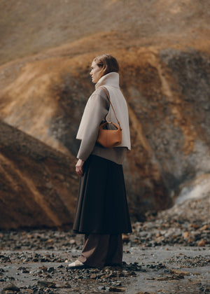 Polene Beri Textured Camel