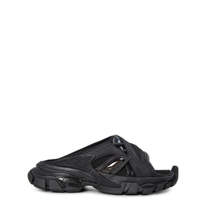 Track Slide Flat Sandals