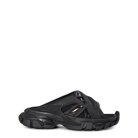 Track Slide Flat Sandals