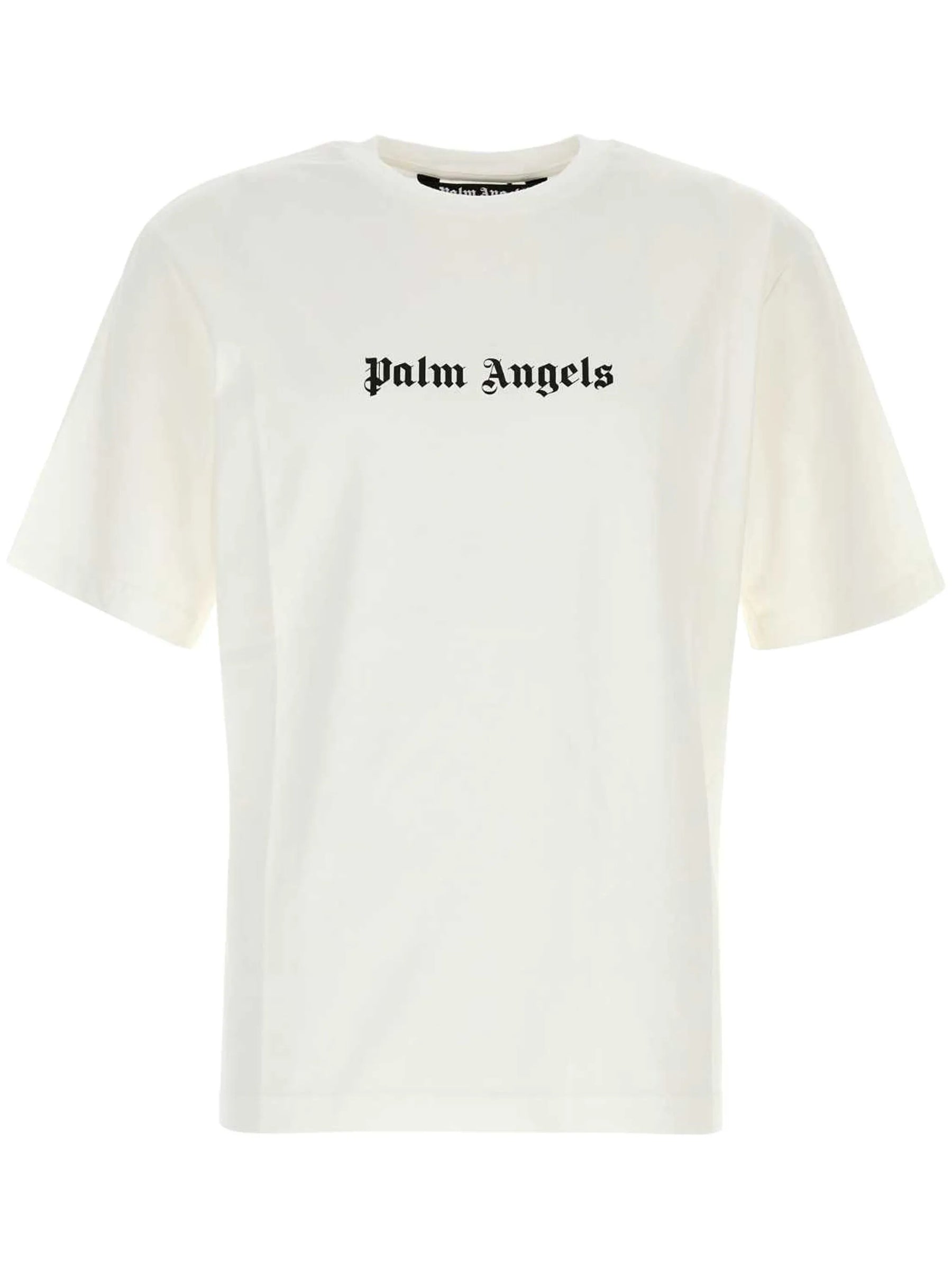 Palm Angels Off White Logo Slim Fit T-Shirt