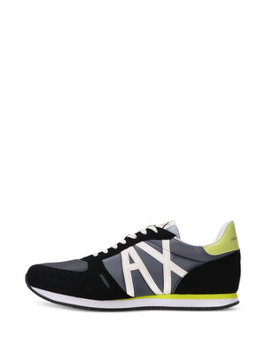AX panelled sneakers