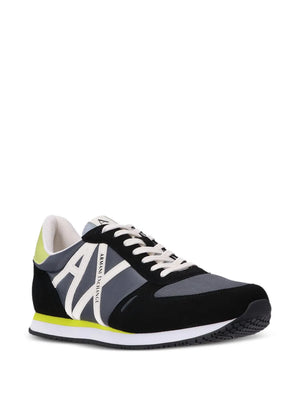 AX panelled sneakers