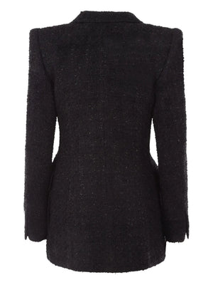 Hourglass tweed blazer